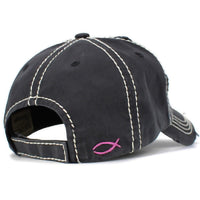 Load image into Gallery viewer, 1404 - With God All Things Are Possible Hat - Black
