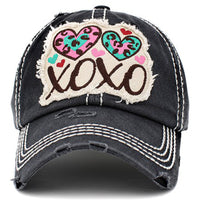 Load image into Gallery viewer, 1411 - XOXO Hat - Black
