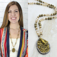 Load image into Gallery viewer, 72504 - Natural Stone Necklace
