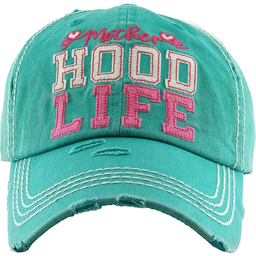 1321 - Mother Hood Life Hat - Turquoise