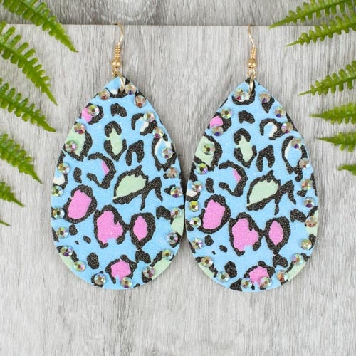 73890 - Leopard Gem Earrings