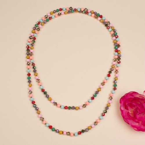 72028-88 - Beaded Necklace - Multi