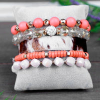 Load image into Gallery viewer, 74713 - Stacked Crystal Beaded Bracelets

