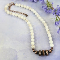 72701 - Turquoise Beaded Necklace - Fashion Jewelry Wholesale