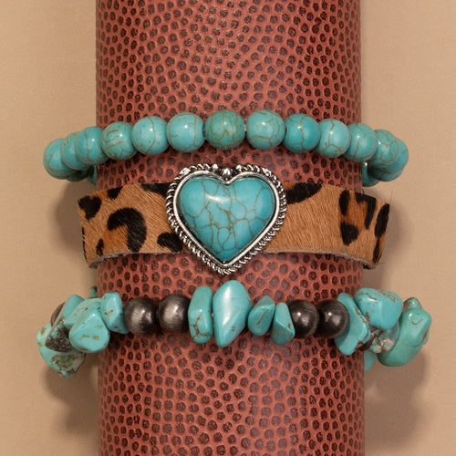 74722 - Heart Bracelet - Fashion Jewelry Wholesale