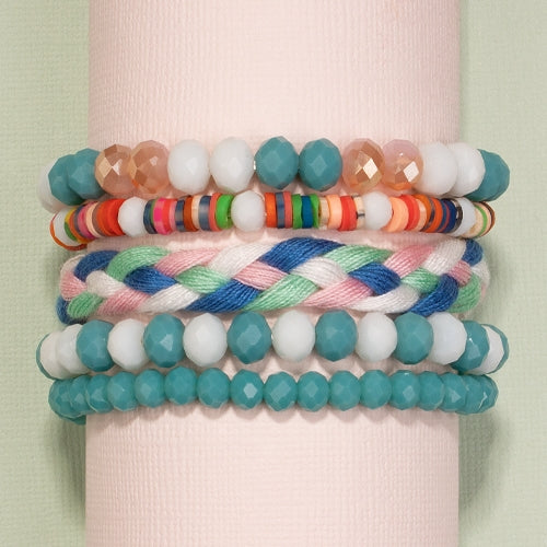 74670 - Stacked Bracelet - Fashion Jewelry Wholesale