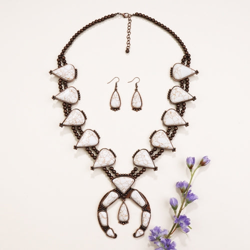 72473 - Squash Blossom Necklace - Fashion Jewelry Wholesale