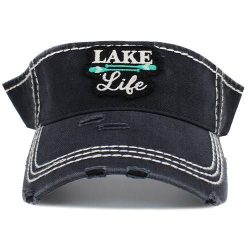 158 - Lake Life Visor - Black