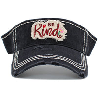 Load image into Gallery viewer, 161 - Be Kind Visor - Black
