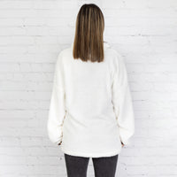 Load image into Gallery viewer, 20120 - Sherpa Pull Over with Leopard Accents and Pockets
