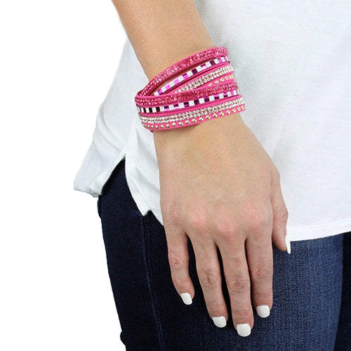 4101 - Cut Layered Jeweled bracelet