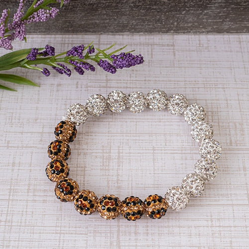 74443 - Leopard Crystal Bracelet