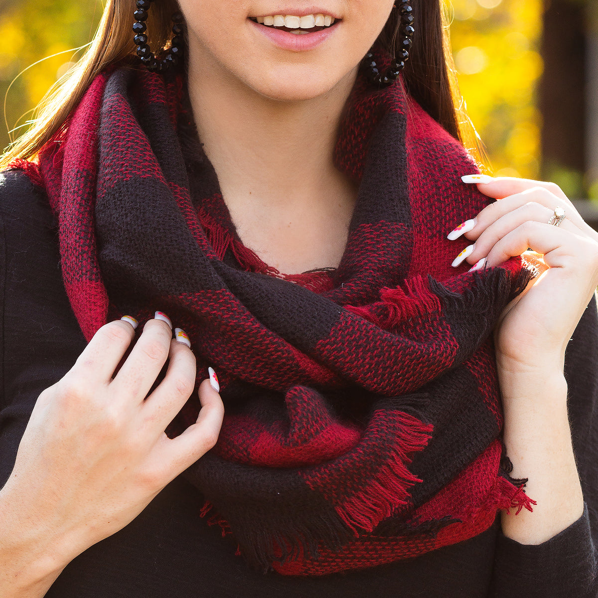 6351 - Buffalo Plaid Infinity Scarf