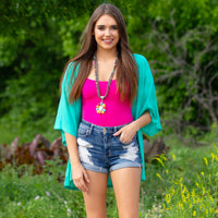 Load image into Gallery viewer, 6640 - Solid Duster - Turquoise
