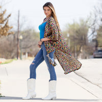 Load image into Gallery viewer, 6643 - Leopard Print Duster
