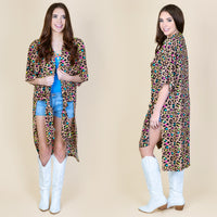 Load image into Gallery viewer, 6643 - Leopard Print Duster
