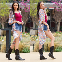 Load image into Gallery viewer, 6663 - Floral Print Duster
