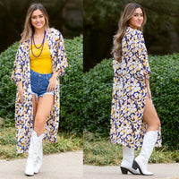 Load image into Gallery viewer, 6713 - Flower Print Duster
