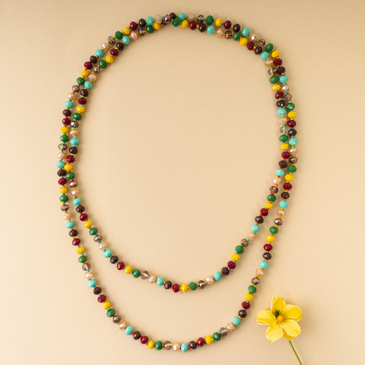 72028-78 - Beaded Necklace - Multi