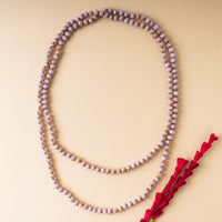 Load image into Gallery viewer, 72028-9 - Beaded Necklace - Purple &amp; Brown
