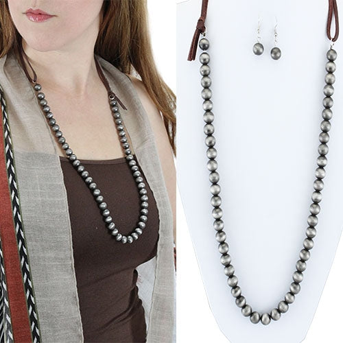 72151 - Navajo Necklace - Silver