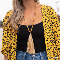 Load image into Gallery viewer, 6703 - Leopard Duster Yellow
