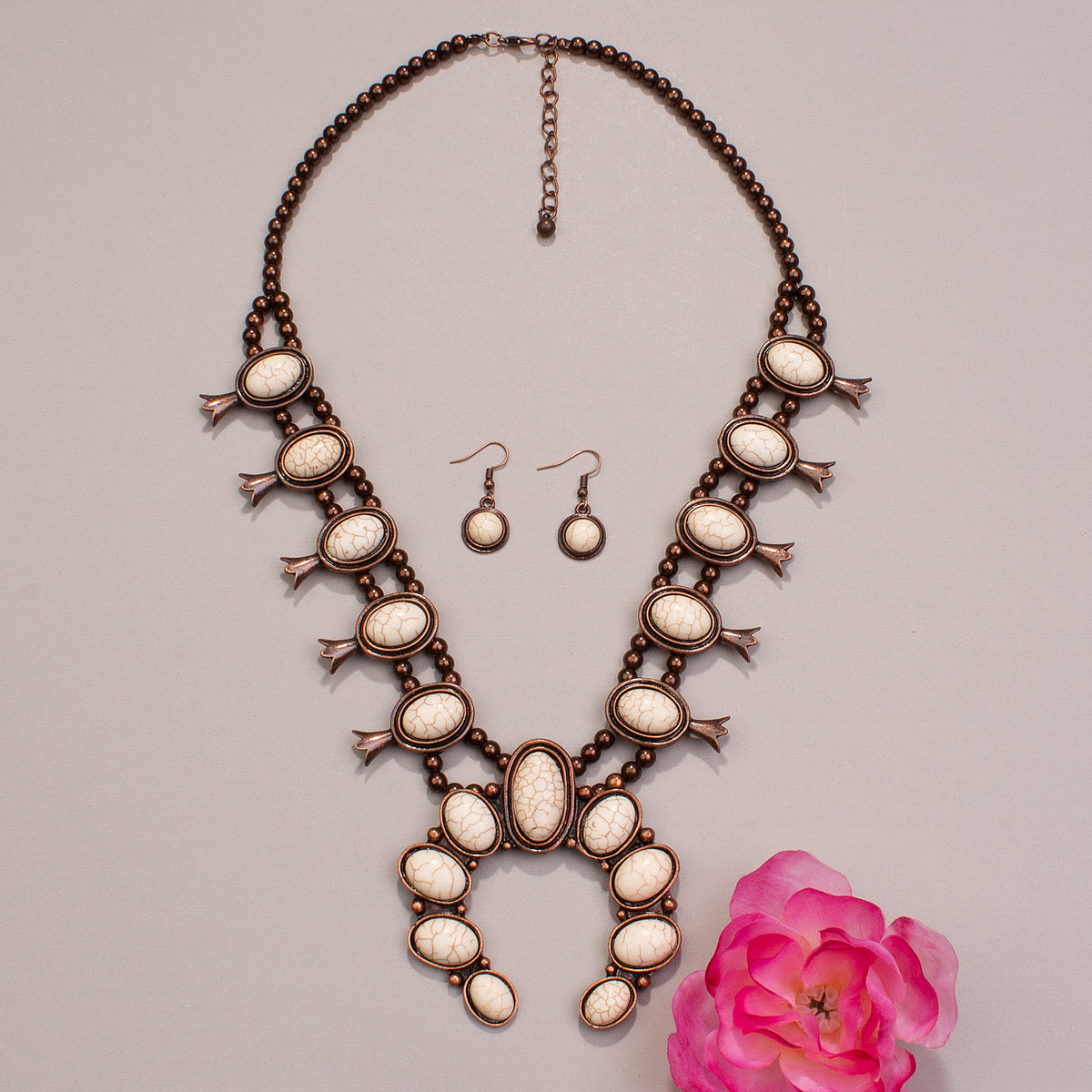 72471 - Squash Blossom Necklace - Fashion Jewelry Wholesale