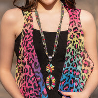 Load image into Gallery viewer, 72601 - Squash Blossom Necklace - Multi
