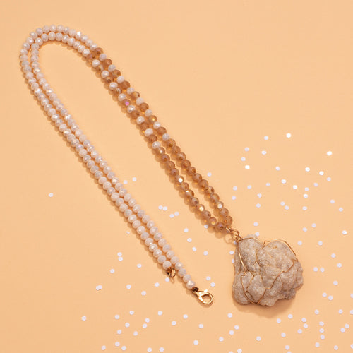 72758 - Natural Stone Necklace