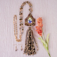 Load image into Gallery viewer, 72896 - Animal Print Necklace - Brown
