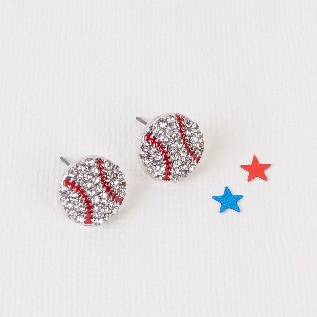 73035 - Baseball Stud Earrings