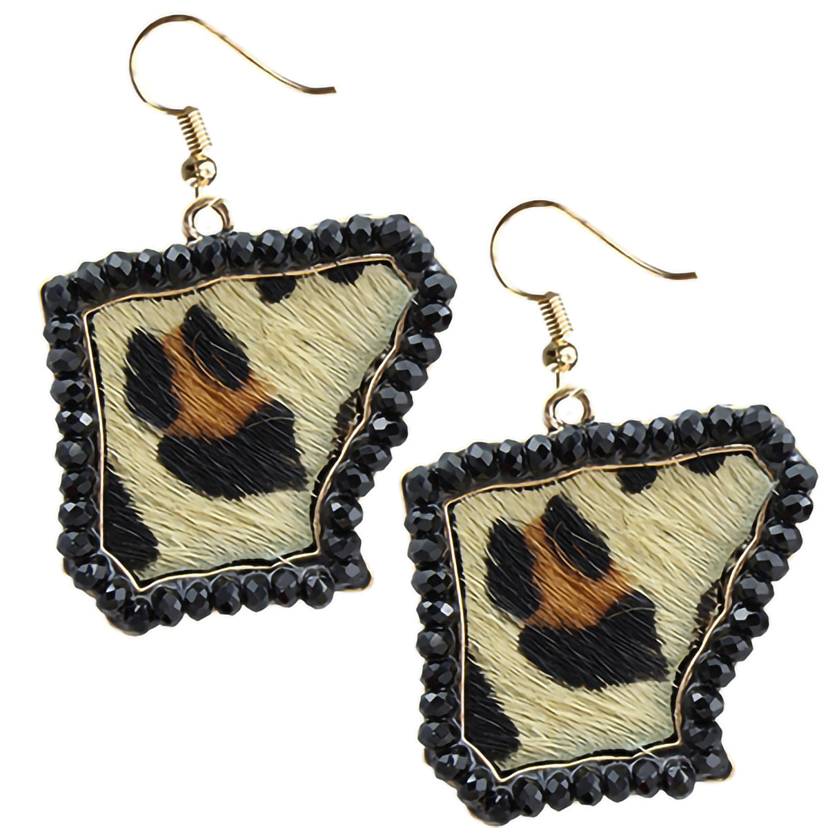 73606 - Arkansas Earrings - Black - Fashion Jewelry Wholesale