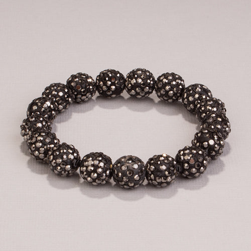 74307 - Trendy Crystal Stretch Bracelet - Fashion Jewelry Wholesale