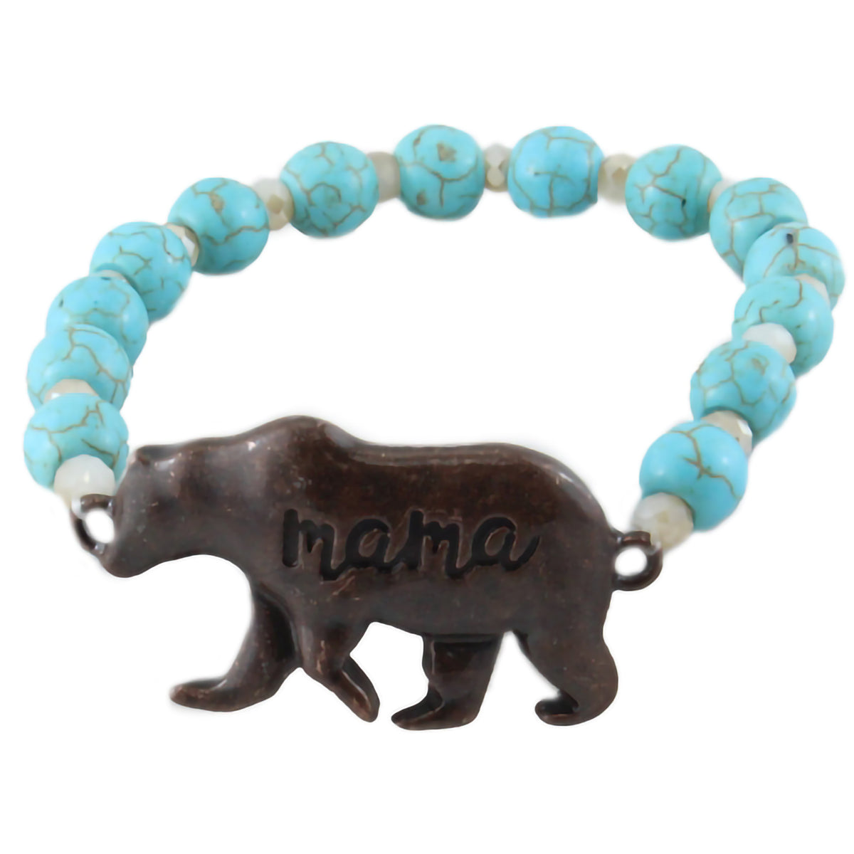 74500 - Mama Bear Bracelet - Turquoise & Copper