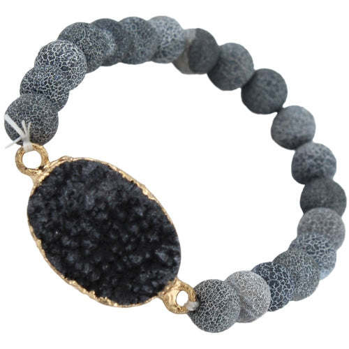 74574 - Druzy Stone Bracelet