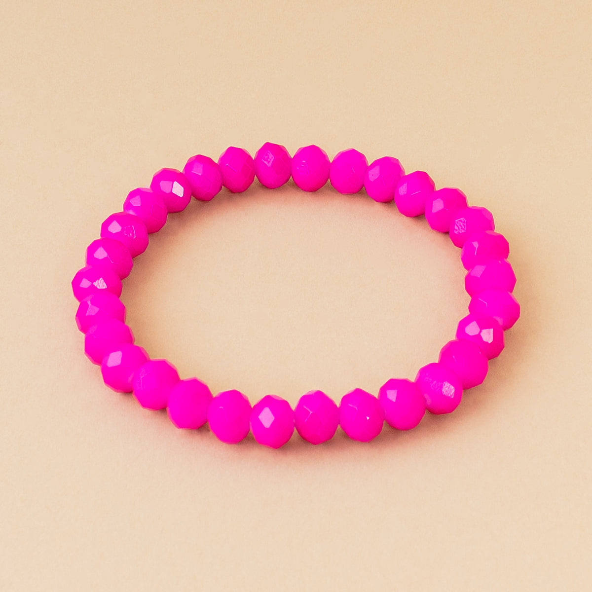 74604-34 - Crystal Bracelet - Fuchsia AB