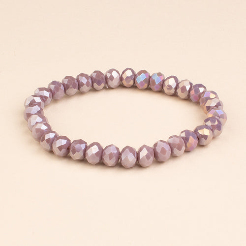 74604 - 12 - Crystal Bracelet - Purple AB