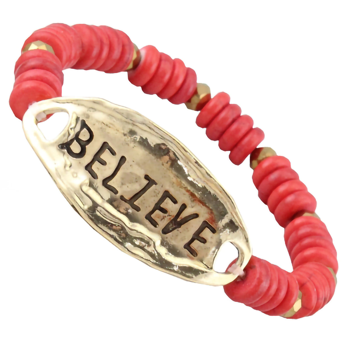 74659 - Believe Bracelets - Red