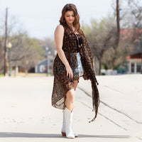 Load image into Gallery viewer, 7894 - Leopard Vest - Brown
