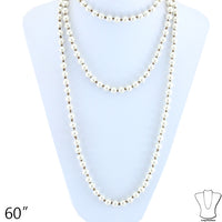 Load image into Gallery viewer, 71604 - Layered Beaded  Necklace - Pearl
