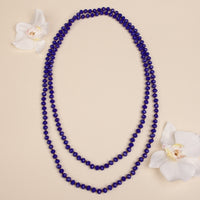 Load image into Gallery viewer, 72028 - 3 - Beaded Necklace - Royal Blue
