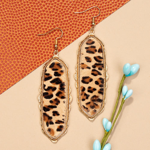 93011 - Animal Hide Earrings - Fashion Jewelry Wholesale