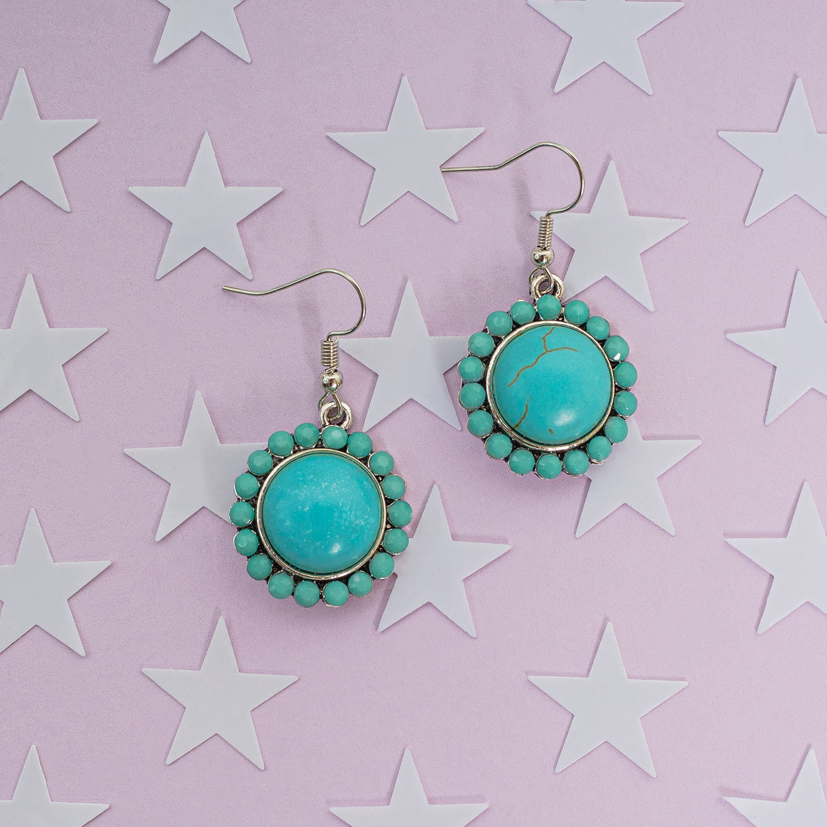 93059 - Turquoise Earrings - Turquoise