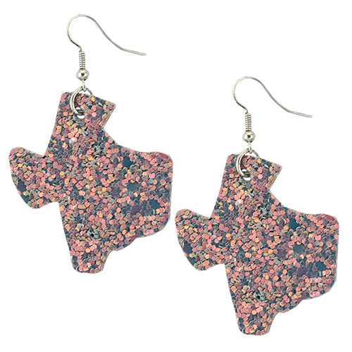 73478 - Texas Glitter Earrings - SILVER MULTI