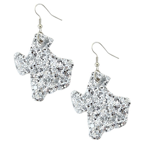73478 - Texas Glitter Earrings - Fashion Jewelry Wholesale