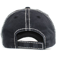 Load image into Gallery viewer, 1439 - I Run On Caffeine &amp; Kisses Hat - Black
