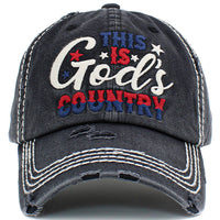 Load image into Gallery viewer, 1440 - This is God's Country Hat - Black
