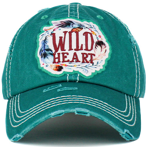 1447 - Wild Heart Hat - Turquoise
