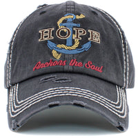 Load image into Gallery viewer, 1450 - HOPE Hat - Black
