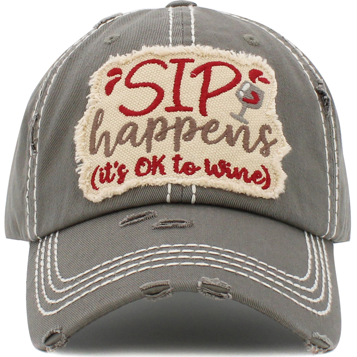 1456 - SIP Happens Hat - Mos